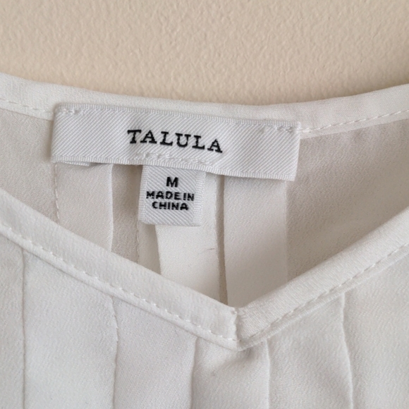 ARITZIA Talula White Waverly Blouse - Picture 4 of 7